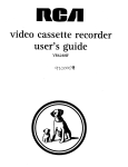 RCA VR628HF User's Manual
