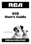 RCA VR546 User's Manual