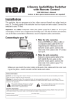 RCA VH915 User's Manual