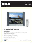 RCA TruFlat HD27F754T User's Manual