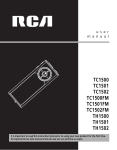 RCA TC1500A User's Manual