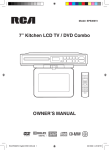 RCA SPS36073 User's Manual