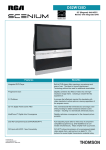 RCA Scenium D52W135D User's Manual