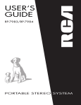 RCA RP-7983 User's Manual