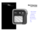 RCA Rio Karma User's Manual