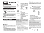 RCA RCRPS02GR User's Manual