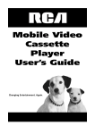 RCA Mobile Video Cassette Player User's Manual