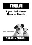 RCA Lyra RD2850 User's Manual
