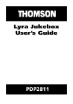 RCA Lyra PDP2811 User's Manual
