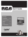 RCA J13804CL User's Manual