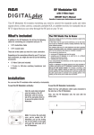 RCA DH93RF User's Manual