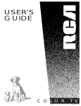 RCA Color TV User's Manual