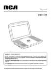 RCA BRC3109 User's Manual