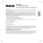 RCA ANT1100F User's Manual