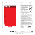 RCA AH55N User's Manual