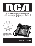 RCA 25425 User's Manual