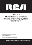 RCA 2102-1BKGA User's Guide