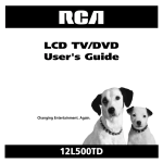 RCA 12L500TD User's Manual