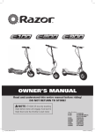 Razor E125 User's Manual