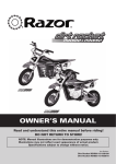 Razor MX650 User's Manual