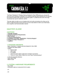 Razer Chimaera 5.1 User's Manual