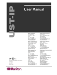 Raritan Computer UST-IP User's Manual
