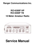 Ranger RCI-6300F TB User's Manual