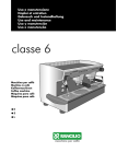 Rancilio classe 6 User's Manual