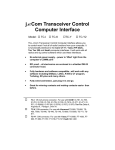 Ramsey Electronics TCCI-1 User's Manual
