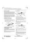 Radio Shack VU-75XR User's Manual