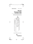 Radio Shack TRC-237 User's Manual