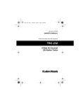 Radio Shack TRC-232 User's Manual