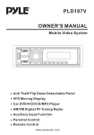 Radio Shack PLD187V User's Manual