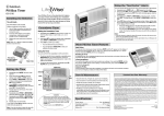 Radio Shack LIFE WISE 63-1516 User's Manual