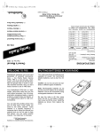 Radio Shack FRS-108 User's Manual