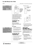 Radio Shack 61-2117 User's Manual