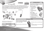 Radio Shack 60-2809 User's Manual