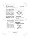 Radio Shack 60-2765 User's Manual