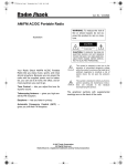 Radio Shack 12-639A User's Manual