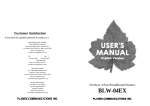 RAD Data comm BLW-04EX User's Manual