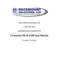 Rackmount Solutions CV-802 User's Manual