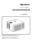 Quasar HQ-2081TH User's Manual