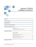 Quantum TC2201E User's Manual