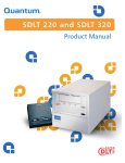 Quantum SDLT 320 User's Manual