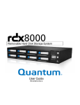 Quantum RDX8000 User's Guide