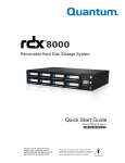 Quantum RDX8000 Quick Start Guide