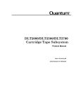 Quantum DLT2700xt User's Manual