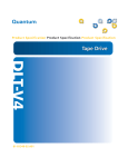 Quantum DLT-V4 User's Manual