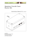 Quantum Instruments Cascade Laser Starter Kit User's Manual