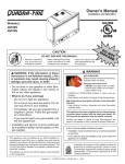 Quadra-Fire QVI30S User's Manual